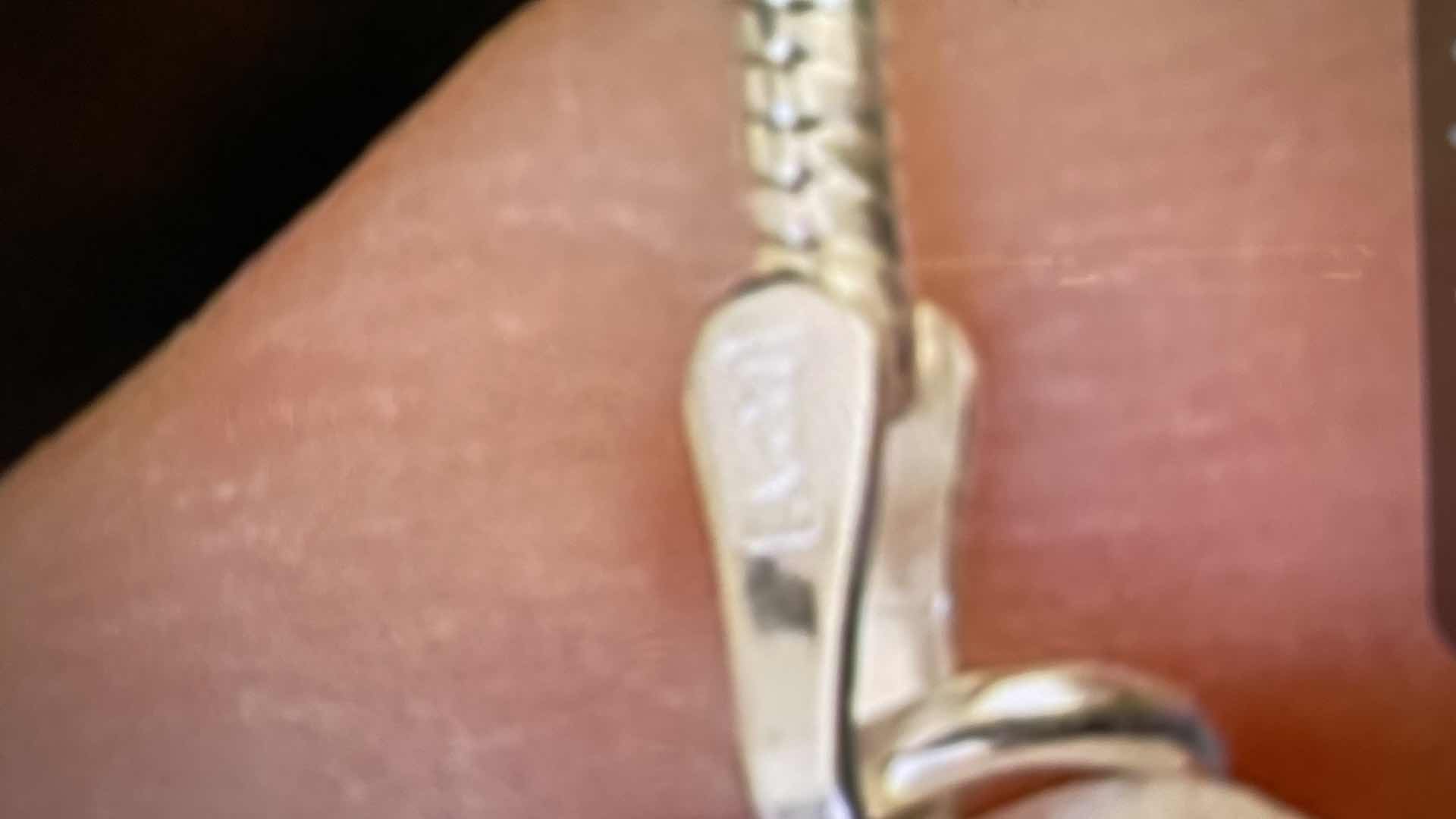 Photo 1 of 92.5 SILVER NECKLACES FROM ITALY RING MARKING HARD TO READ