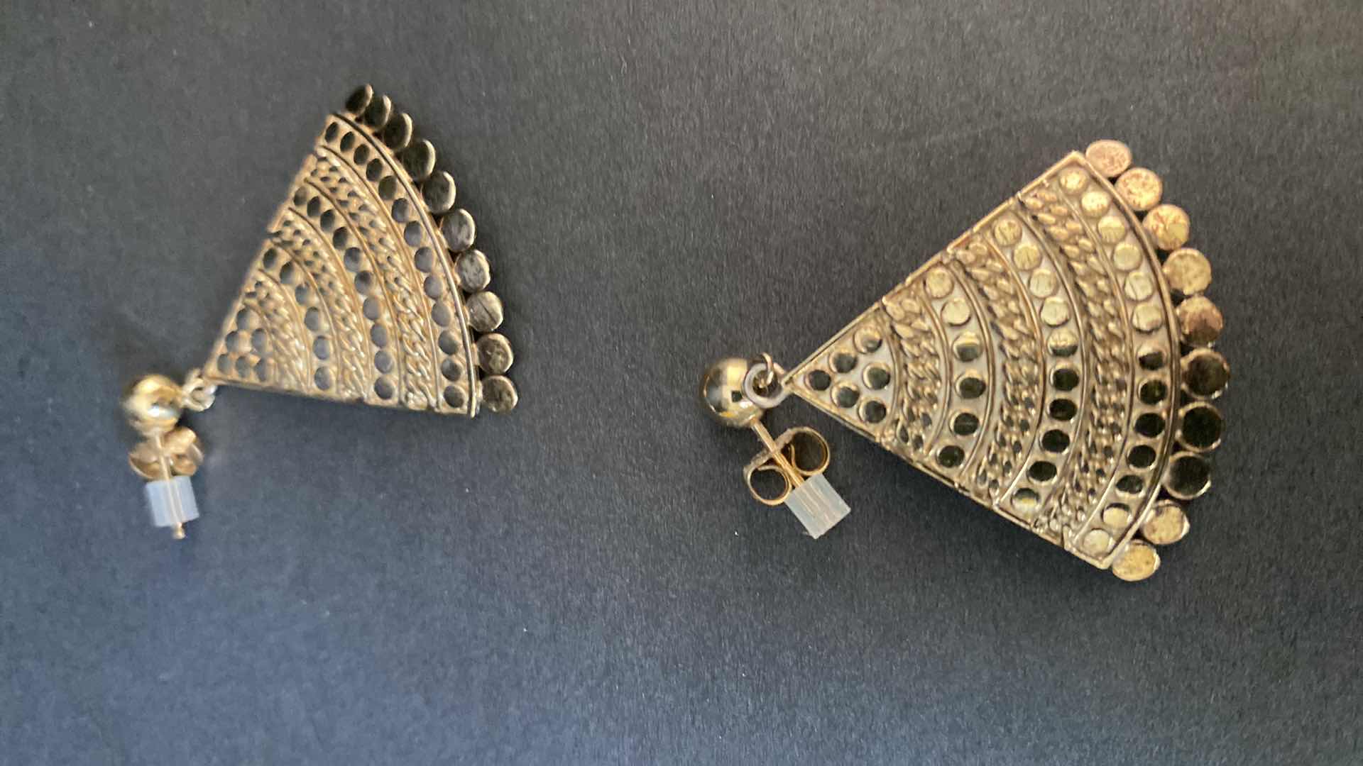 Photo 1 of SILVER FAN EARRINGS 925 AND FASHION JEWELRY