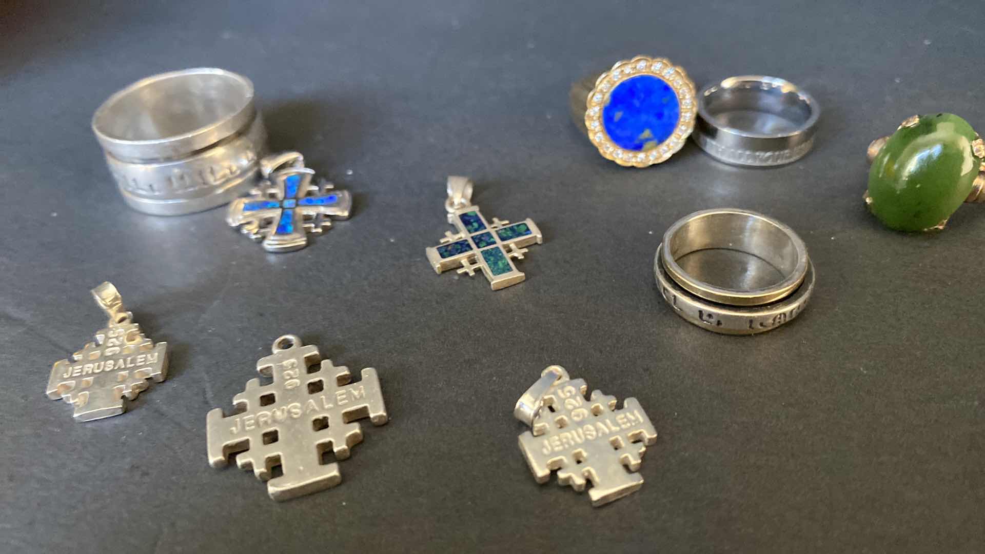 Photo 1 of SILVER FAN EARRINGS 925 AND FASHION JEWELRY