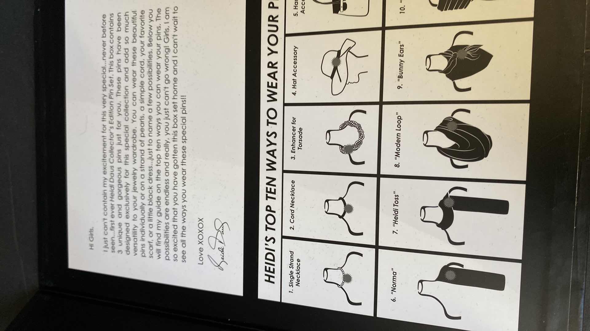 Photo 1 of HEIDI DAUS VOLUME 1 PIN COLLECTION