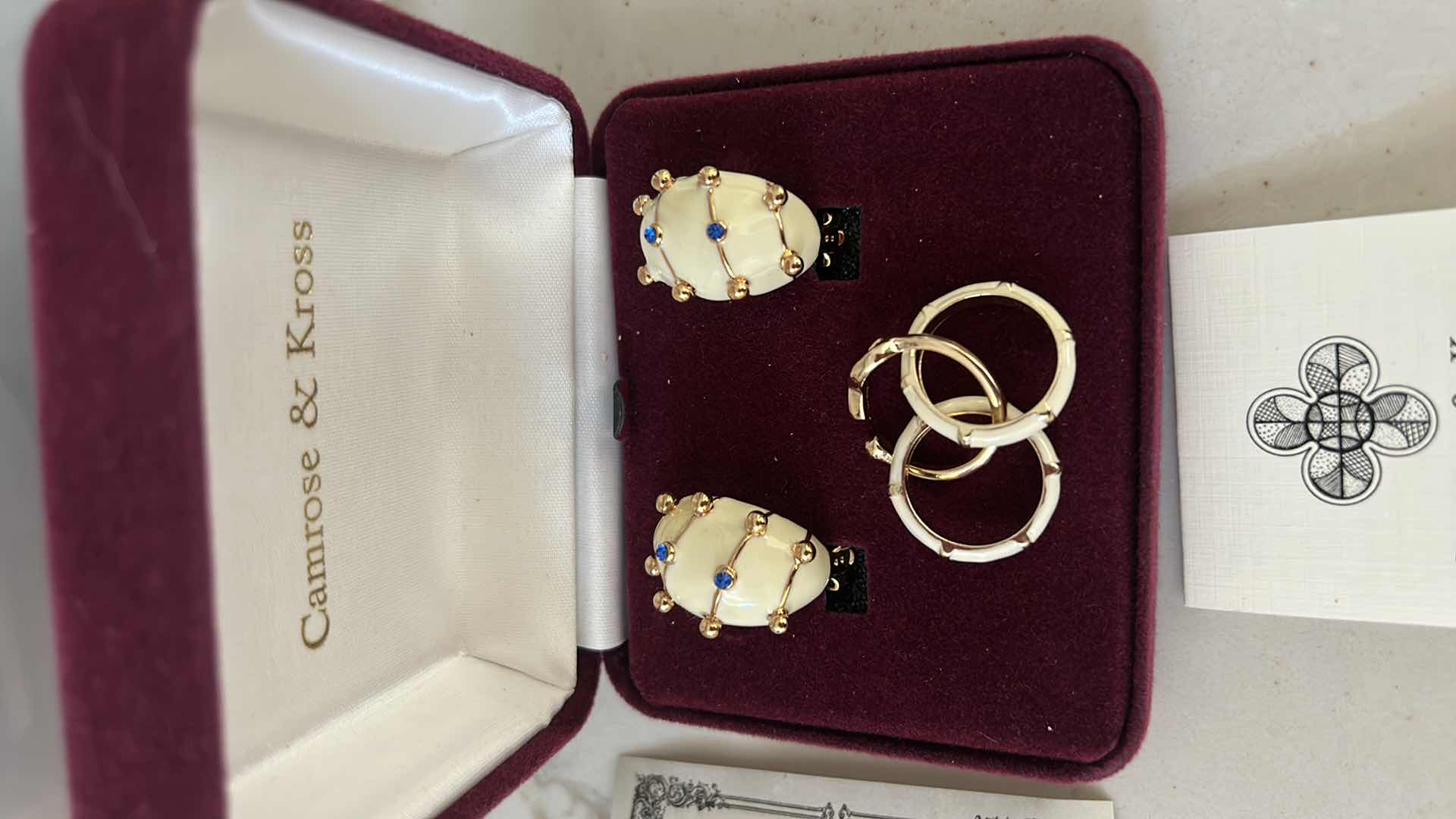 Photo 2 of CAMROSE & CROSS W COA RENDERING OF THE FASHION ACCESSORY WORN BY JACQUELINE KENNEDY