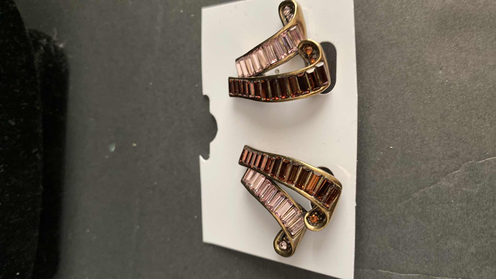 Photo 1 of HEIDI DAUS FASHION JEWELRY CLIP ON EARRINGS  $225