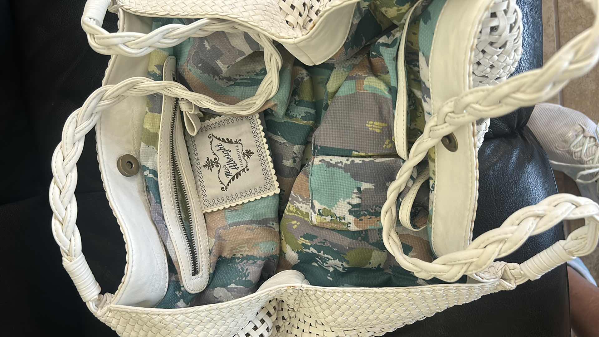 Photo 1 of MISS ALBRIGHT PHILADELPHIA WOVEN BEACH BAG