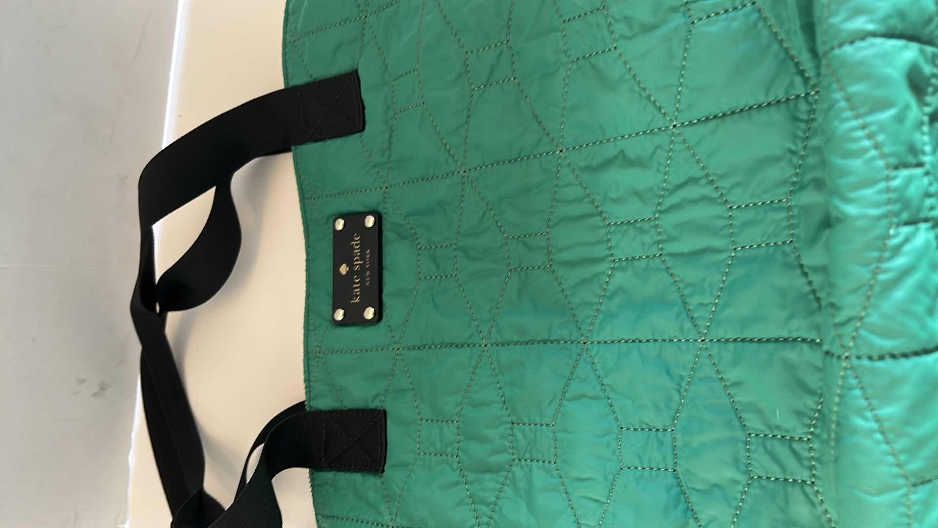 Photo 1 of GREEN KATE SPADE HANDBAG