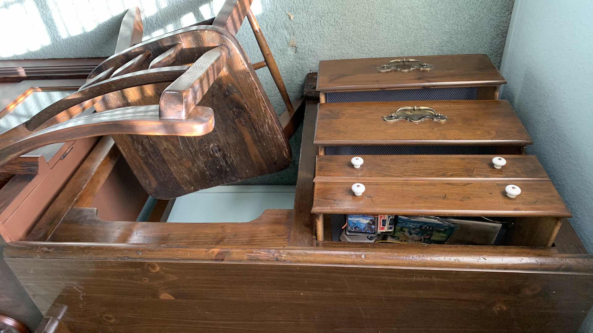 Photo 1 of DESK WITH HUTCH 44”X 19” H 78”INCLUDES CHAIR