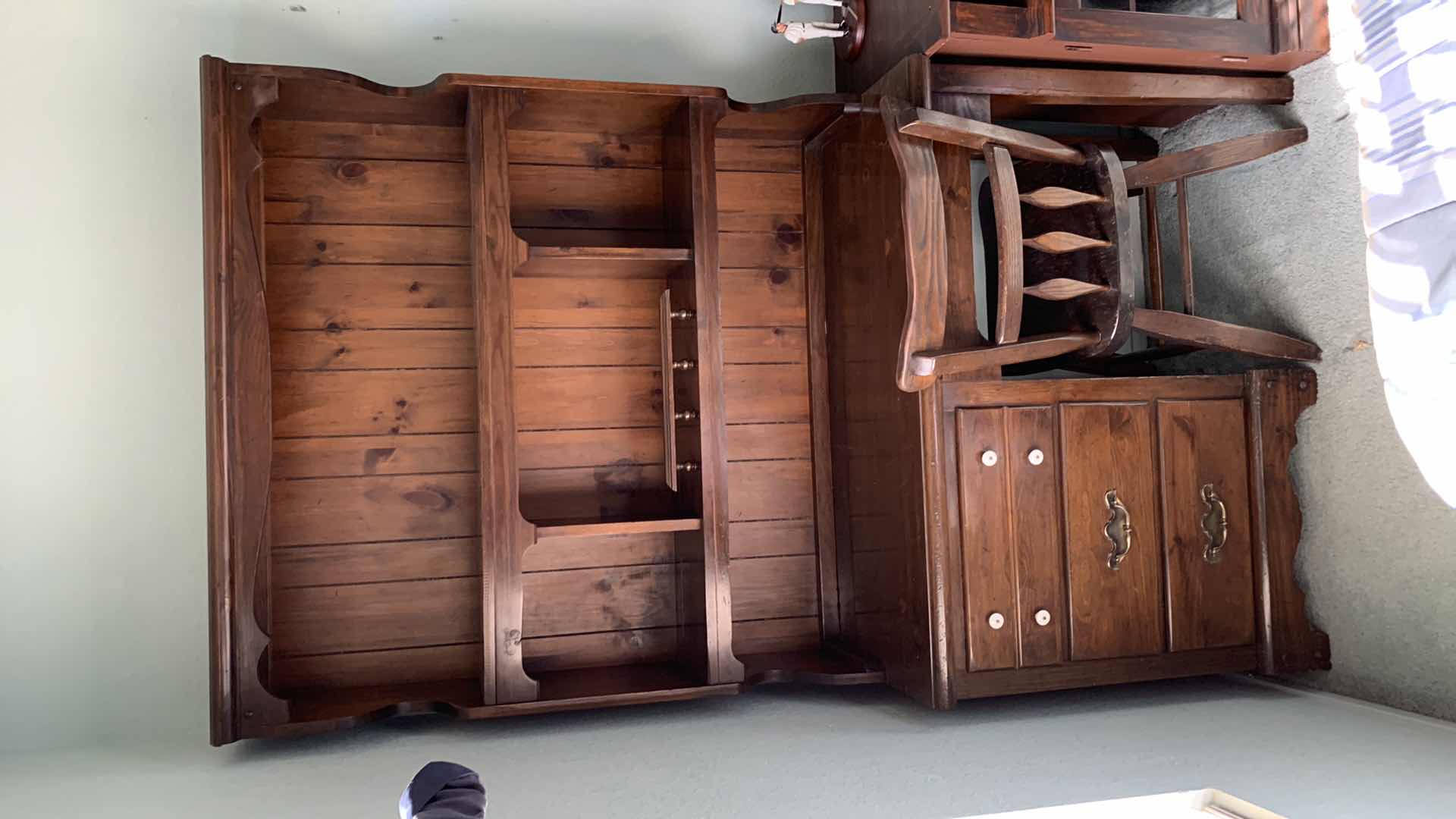 Photo 1 of DESK WITH HUTCH 44”X 19” H 78”INCLUDES CHAIR