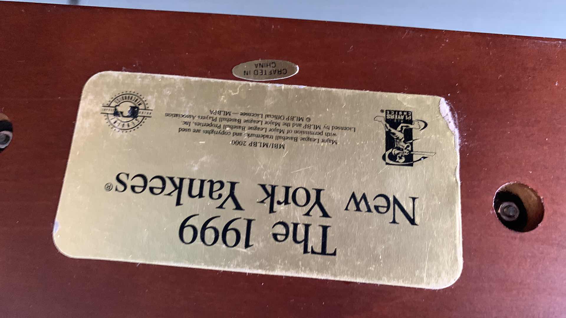 Photo 1 of  DANBURY MINT MLB BASEBALL LICENSED 1999 NEW YORK YANKEES FIGURINE SET