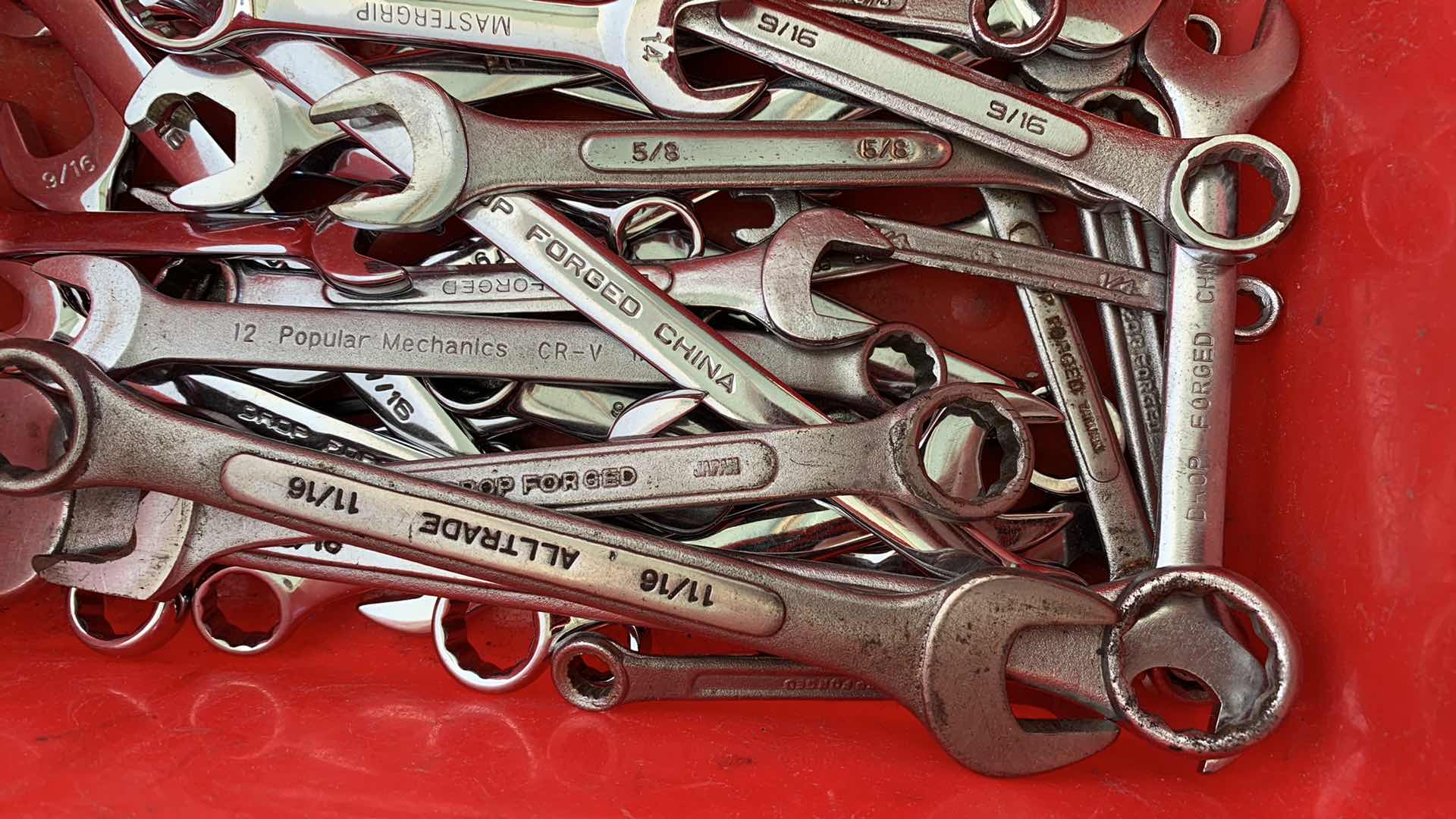 Photo 1 of ASSORTED SIZE WRENCHES