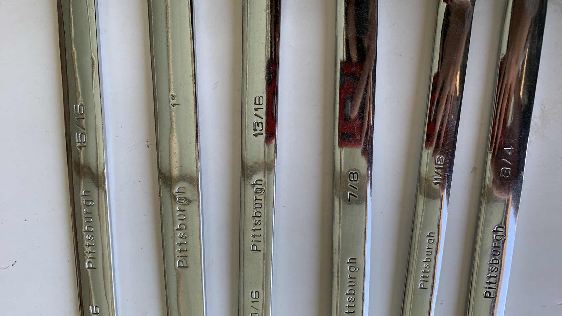 Photo 1 of 6 PCS PITTSBURGH OPENED END CRESCENT