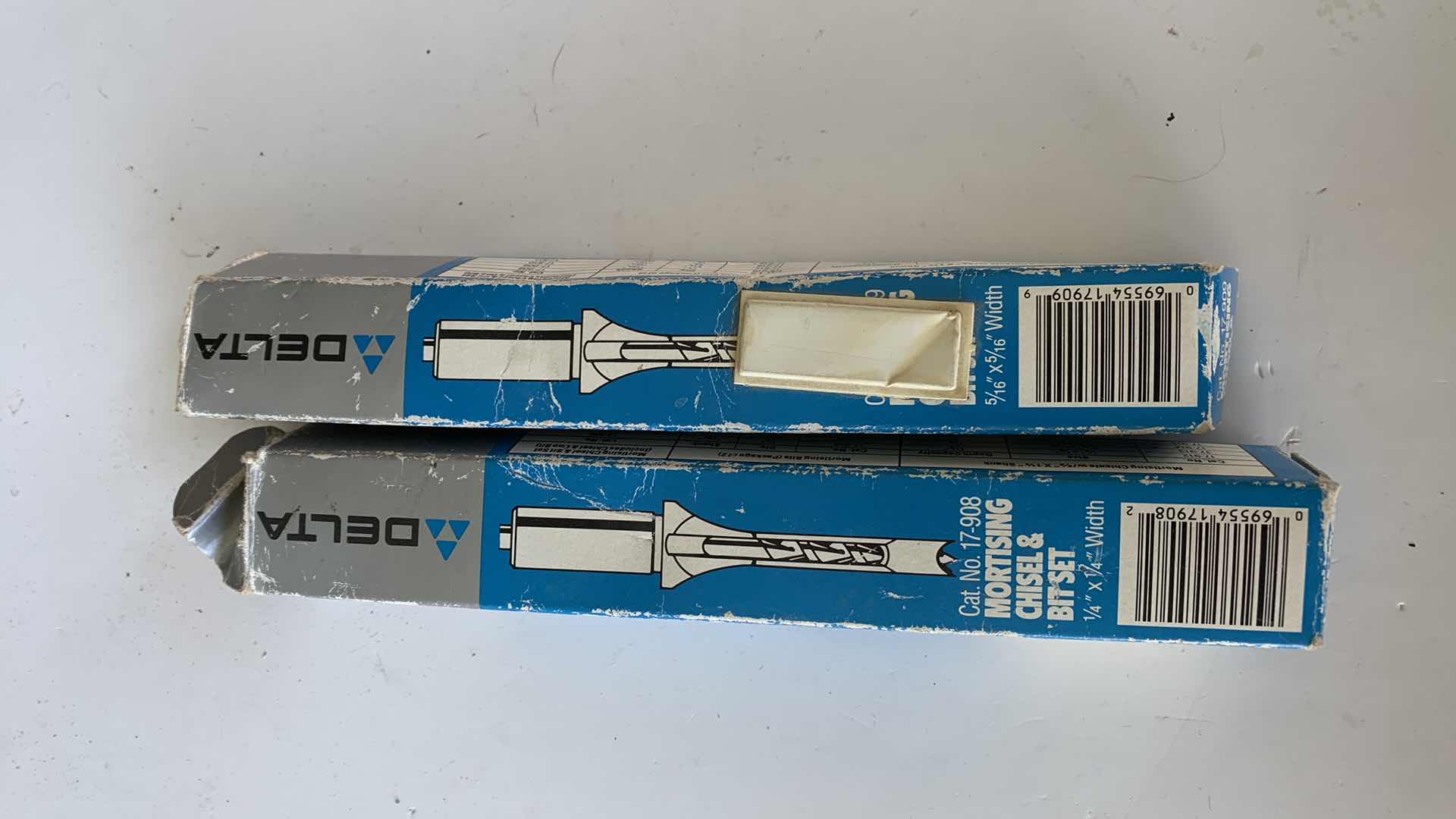 Photo 1 of 2 PCS DELTA MORTISING CHISEL SETS