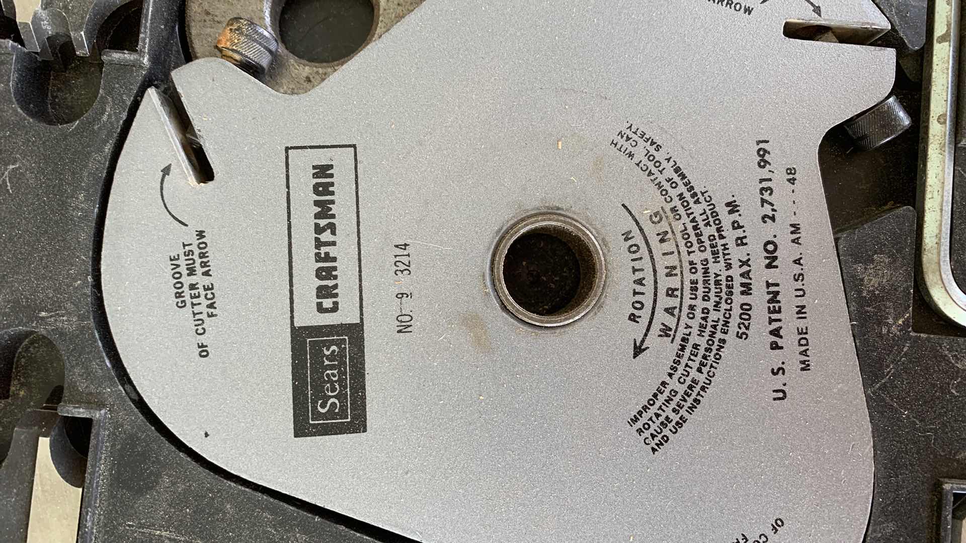 Photo 1 of CRAFTSMAN MOLDING CUTTER BLADES