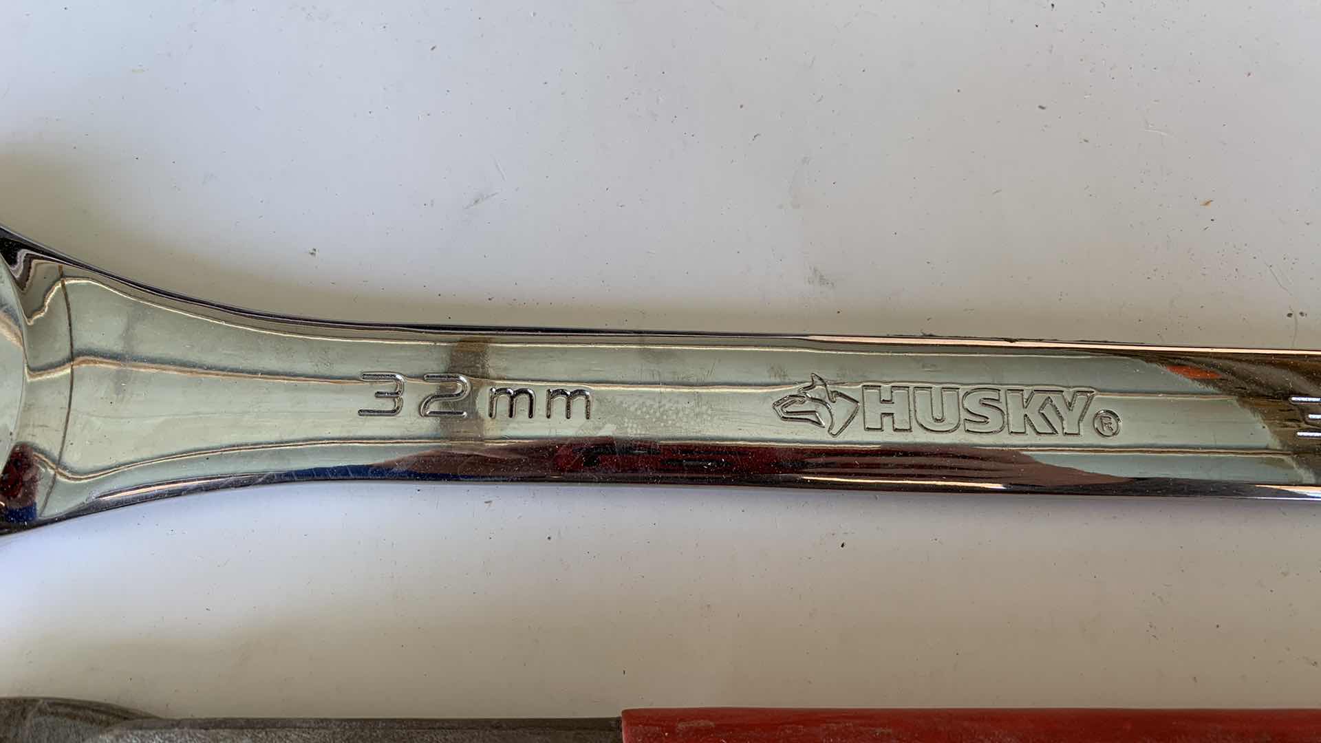 Photo 1 of 32MM HUSKY CRESCENT WRENCH AND EXTRA LARGE CHANNEL LOCKS