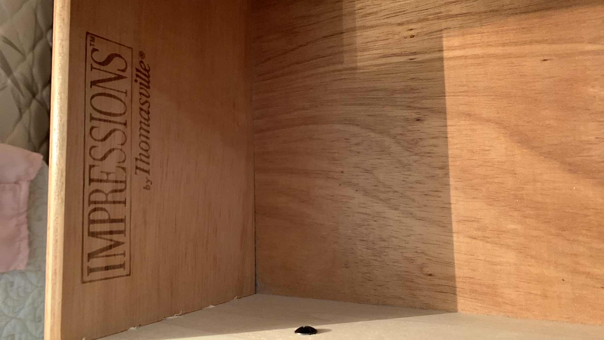 Photo 1 of THOMASVILLE IMPRESSIONS 2 DRAWER NIGHTSTAND 26” X 16” H 23”