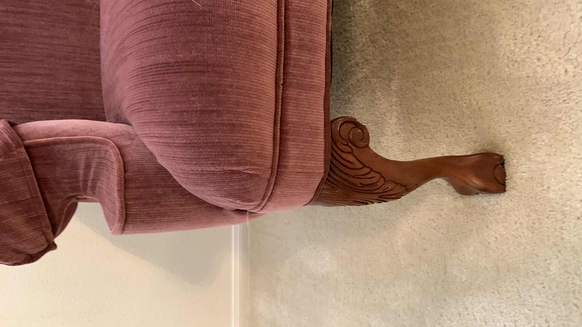 Photo 2 of LAKAWANA RAILROAD ORIGINAL SEAT FROM TRAIN REUPHOLSTERED AND HAD LEFS PUT ON 52” X 33” H 39”