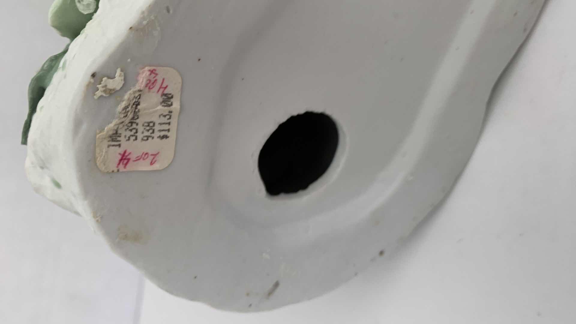 Photo 1 of ORIENTAL INSPIRED PORCELAIN STATUE 10” X 9”