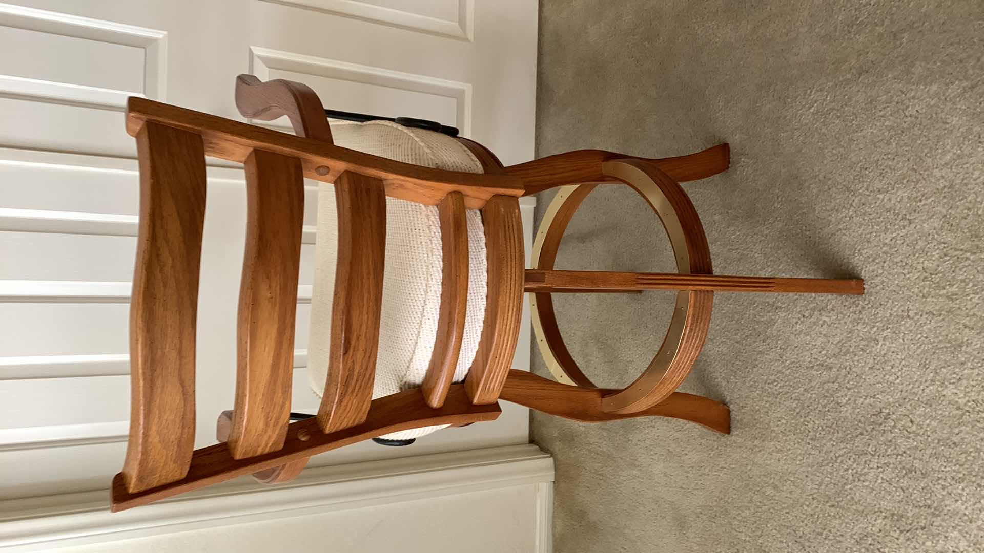 Photo 1 of OAK BAR STOOL 45” TALL