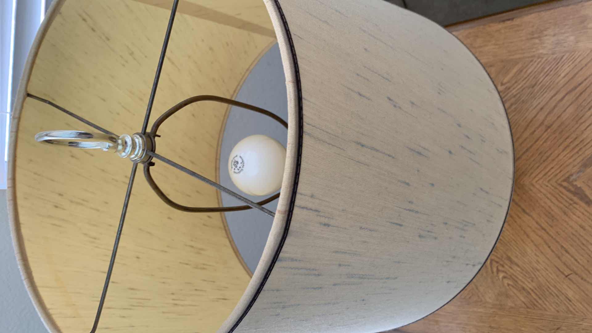 Photo 1 of BRASS TABLE LAMP 31” TALL