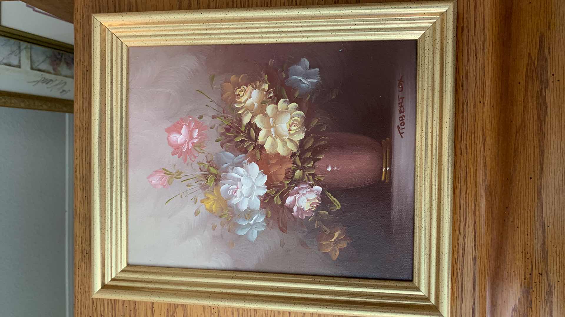 Photo 1 of HAND PAINTED PICTURE 9.5” X 12”