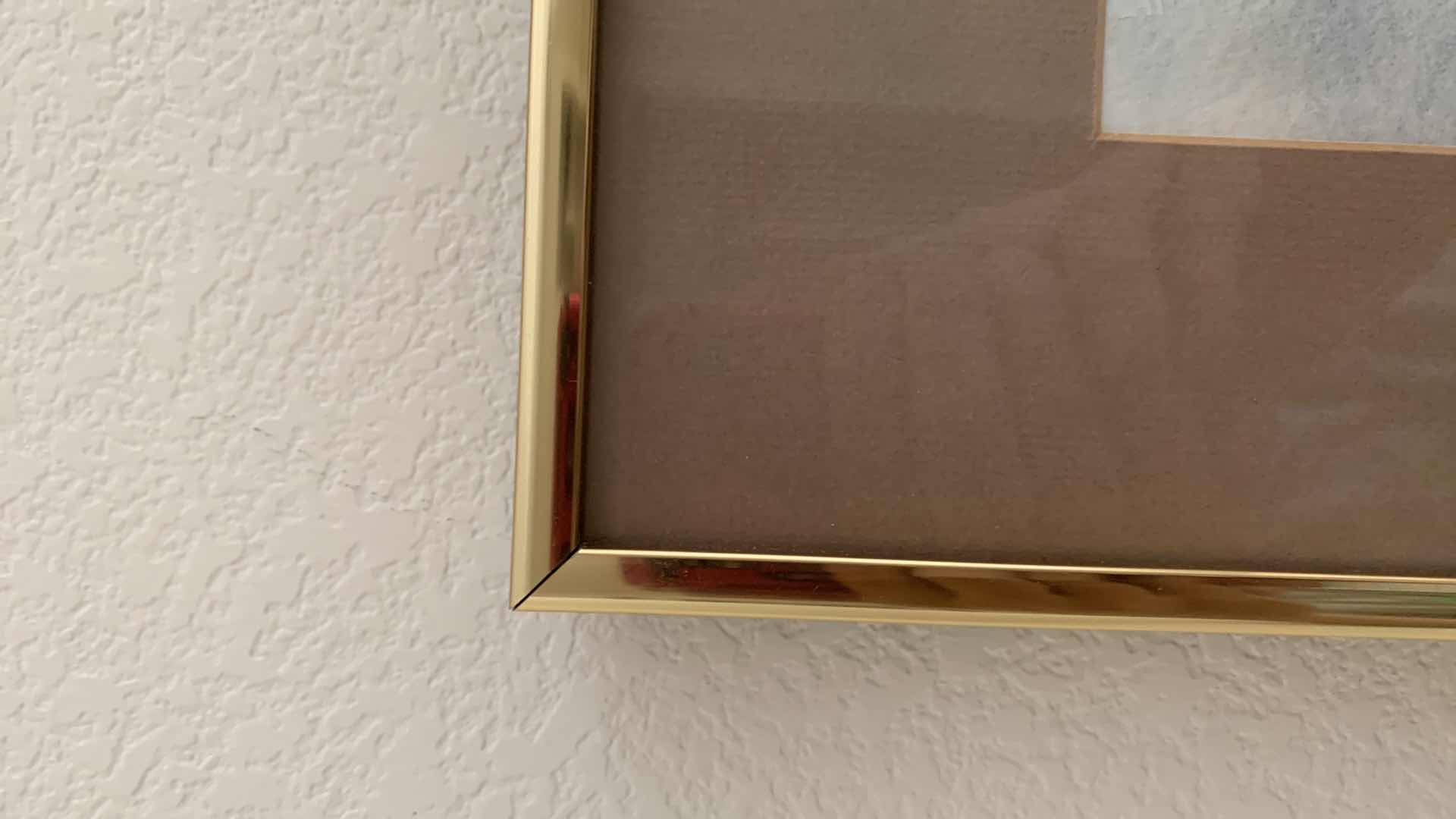 Photo 1 of SIGNED WATERCOLOR BEACH PRINT 20” X 17”