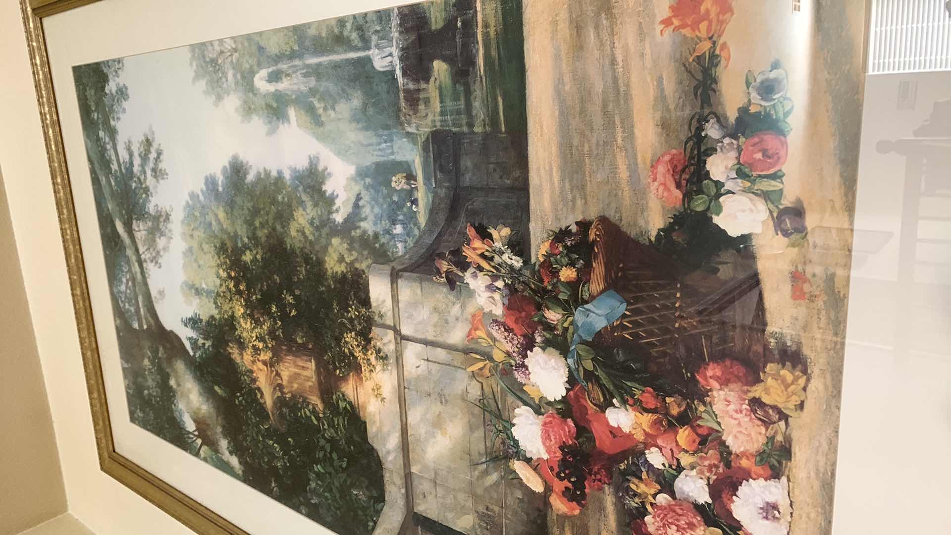 Photo 1 of DECORATIVE FLORAL PRINT BY DUGASSEAU