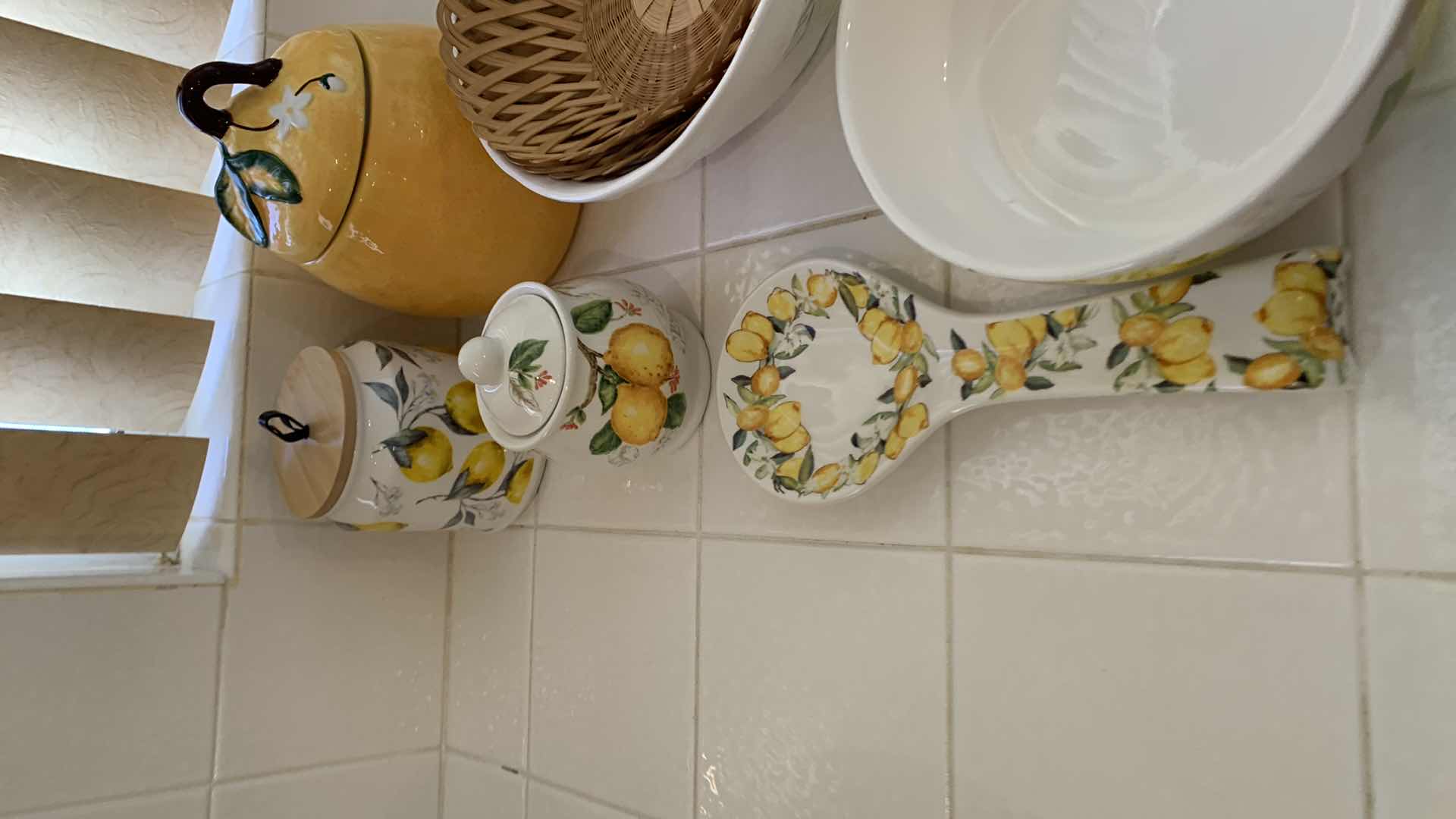 Photo 1 of LEMON THEMED KITCHEN WARE