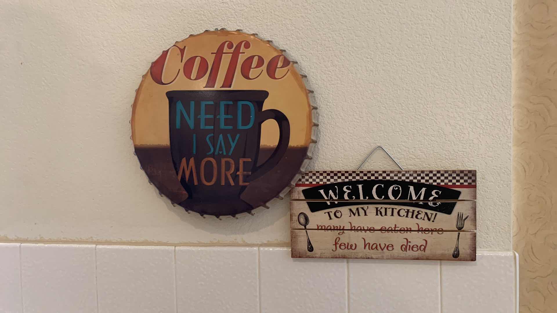 Photo 1 of KITCHEN SIGNS