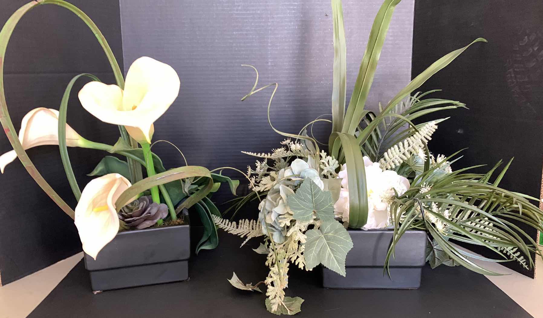 Photo 1 of PAIR OF FLORAL ARRANGEMENTS