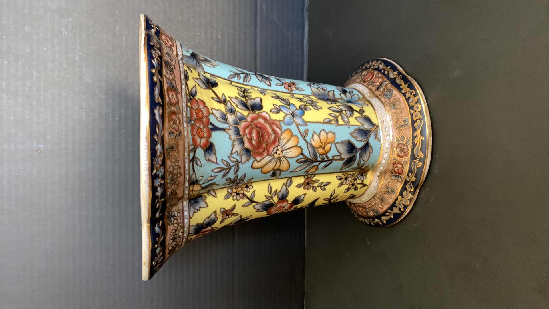 Photo 1 of ORIENTAL THEMED VASE 10” X 10”