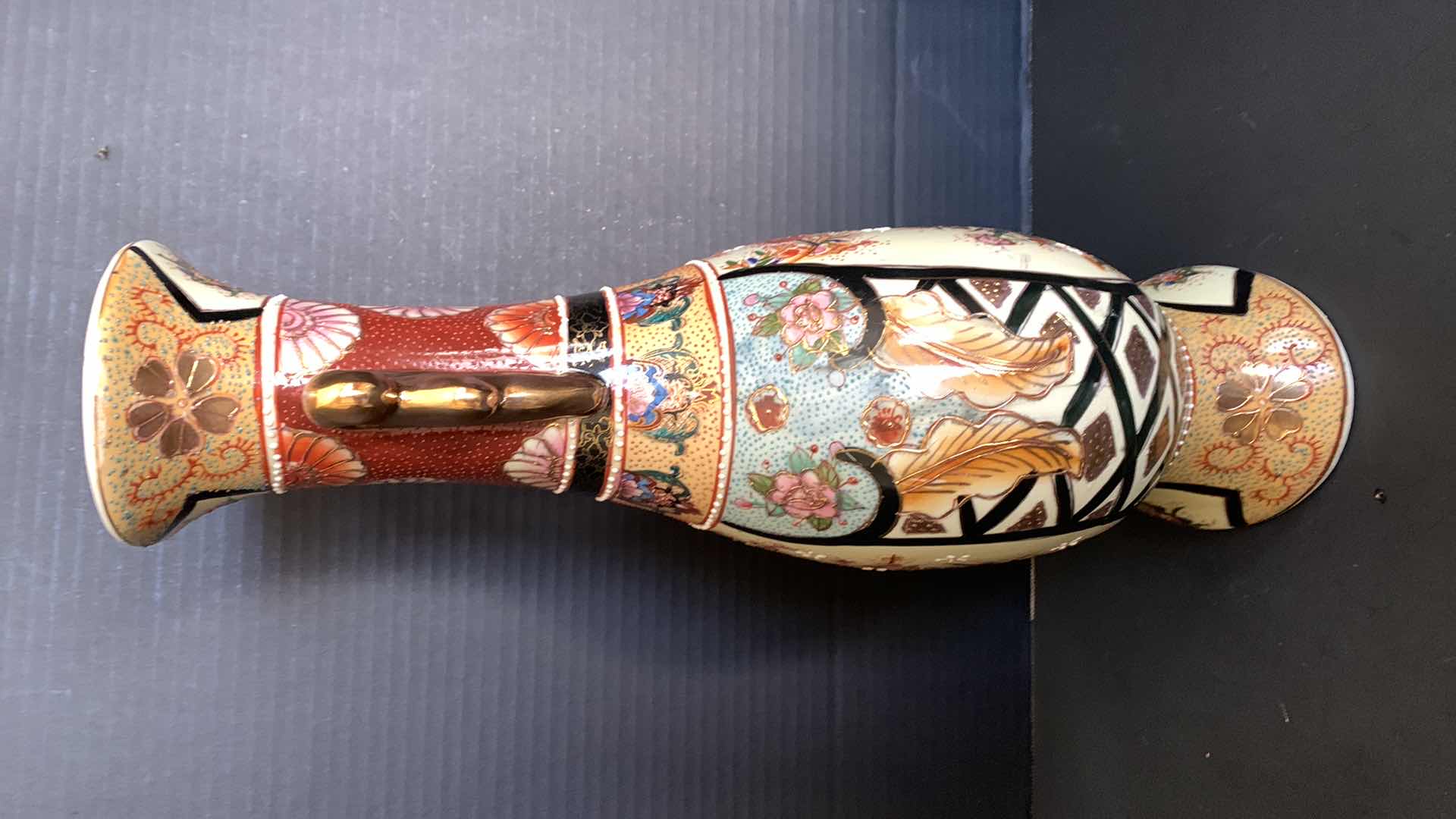 Photo 1 of ORIENTAL THEMED VASE 16” TALL