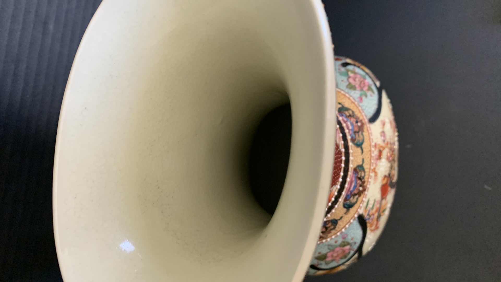 Photo 1 of ORIENTAL THEMED VASE 16” TALL