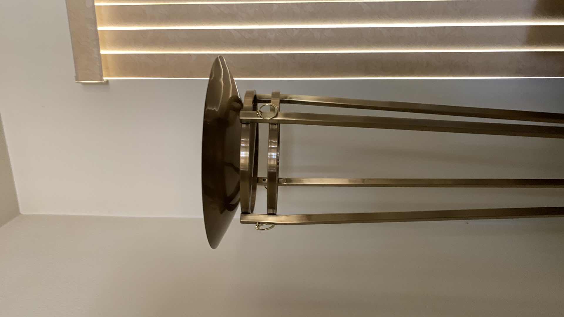 Photo 1 of BRASS TORCHIERE LAMP 72”