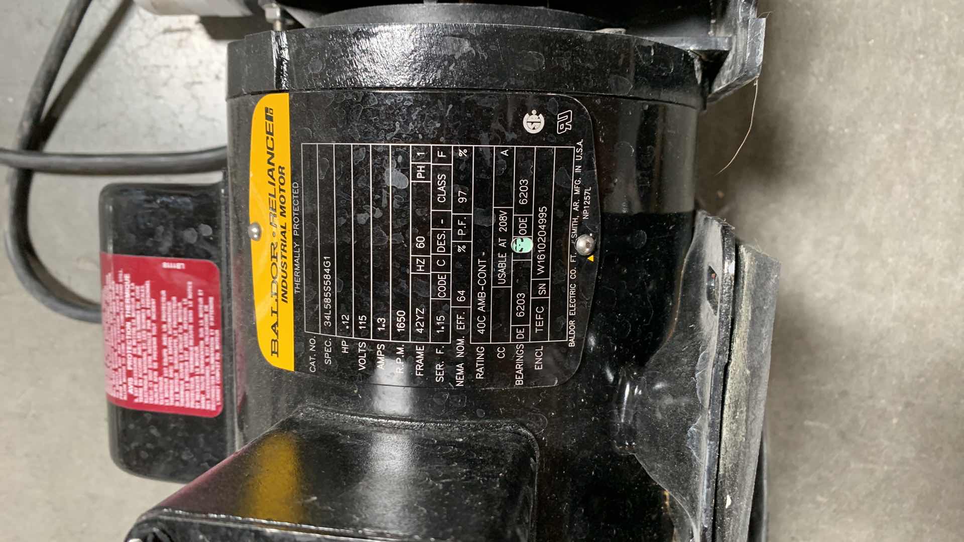 Photo 1 of EASYPRO INDUSTRIAL MOTOR EX3600