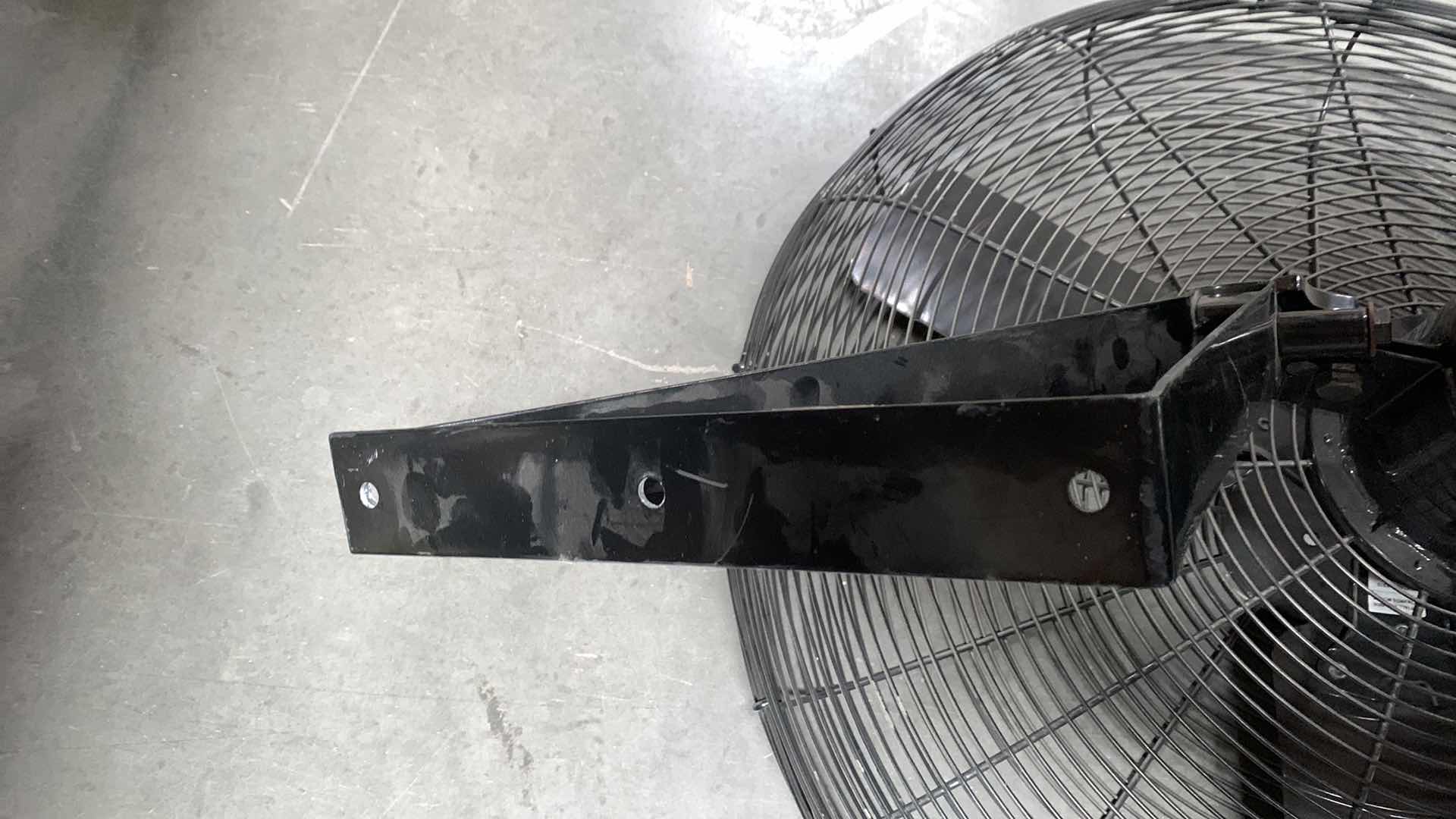 Photo 1 of AIR KING HIGH VELOCITY 28” METAL INDUSTRIAL FAN WITH WALL MOUNT