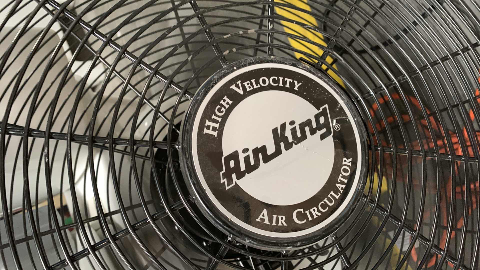 Photo 1 of AIR KING HIGH VELOCITY 28” METAL INDUSTRIAL FAN WITH WALL MOUNT