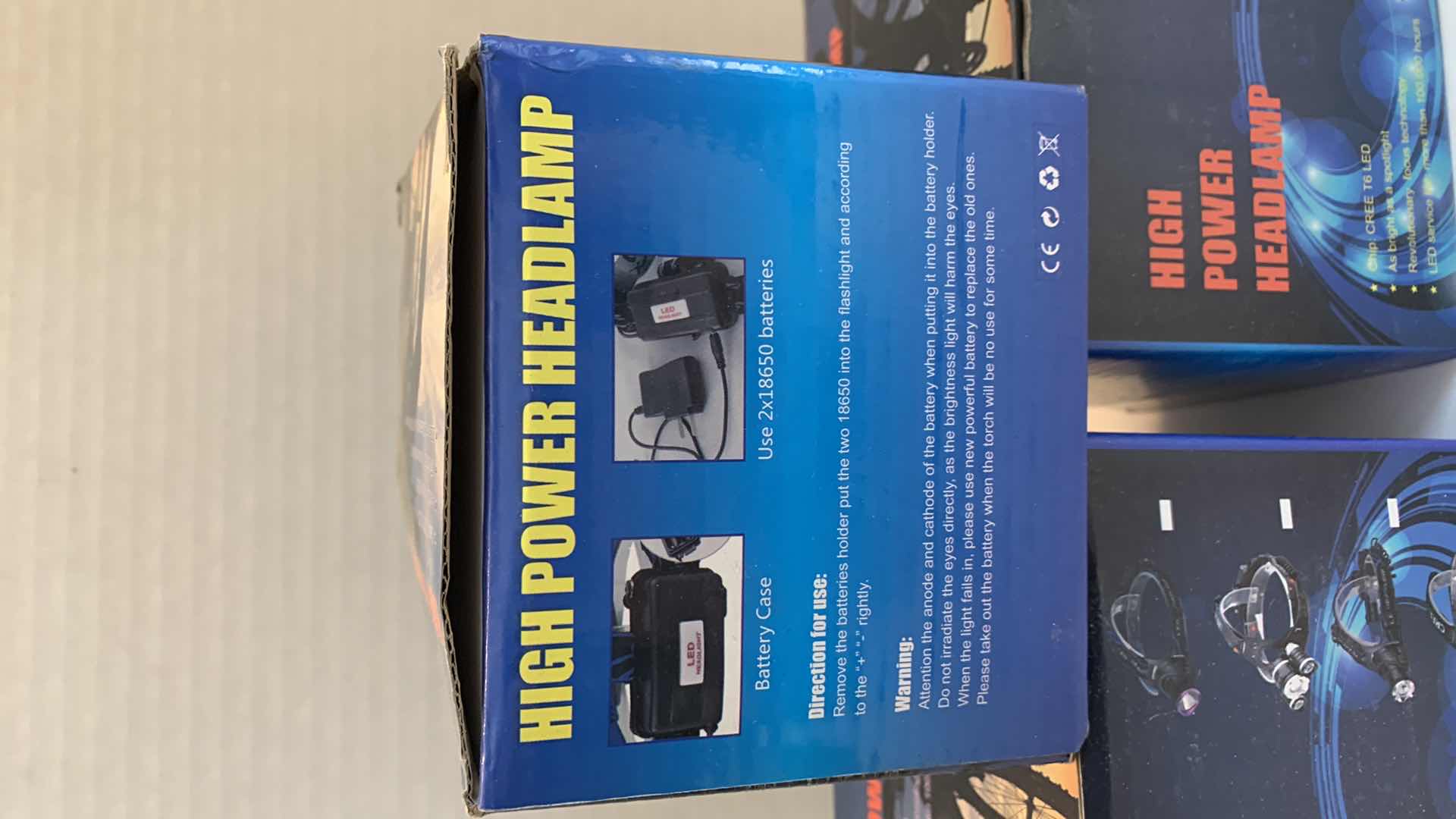 Photo 1 of THREE HIGH POWER HEADLAMPS