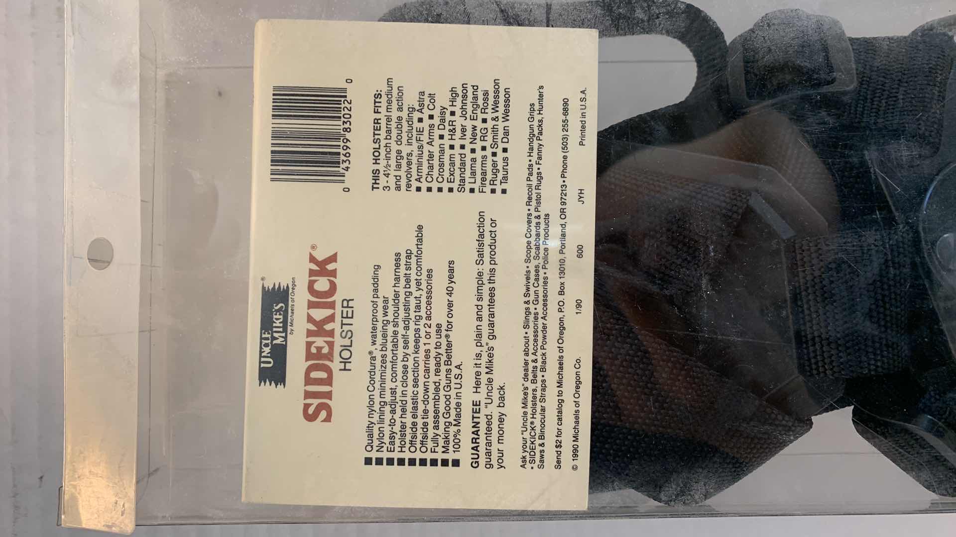 Photo 1 of UNKLE MIKES SIDEKICK VERTICAL SHOULDER HOLSTER SIZE 2