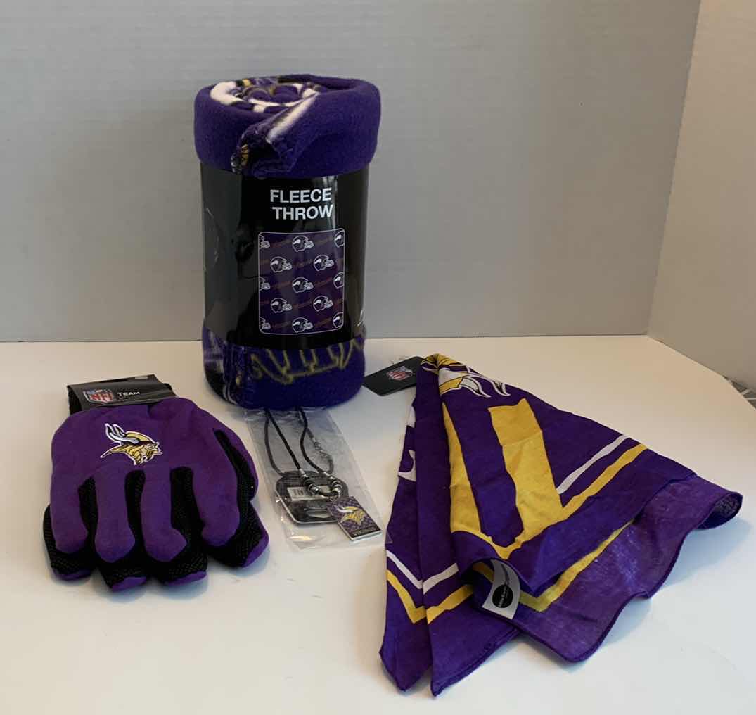 Photo 1 of NFL FOOTBALL MINNESOTA VIKINGS TEAM GEAR