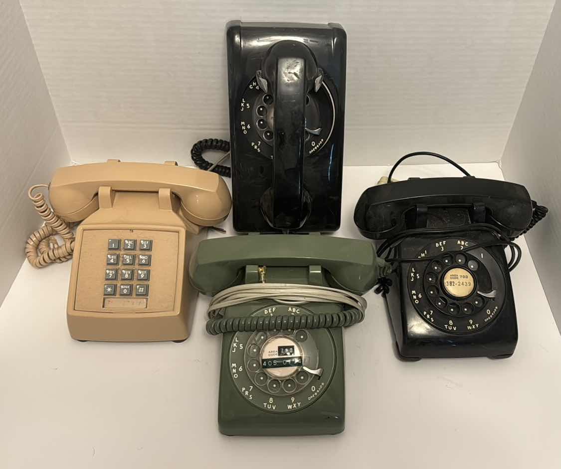 Photo 1 of 4- VINTAGE DIAL TONE TELEPHONES