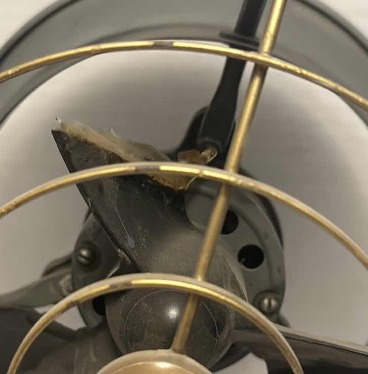 Photo 1 of $150 VINTAGE VORNADO FAN ONE OF 3 BLADES IS SEPARATED IN HALF BUT BOTH PIECES ARE PRESENT