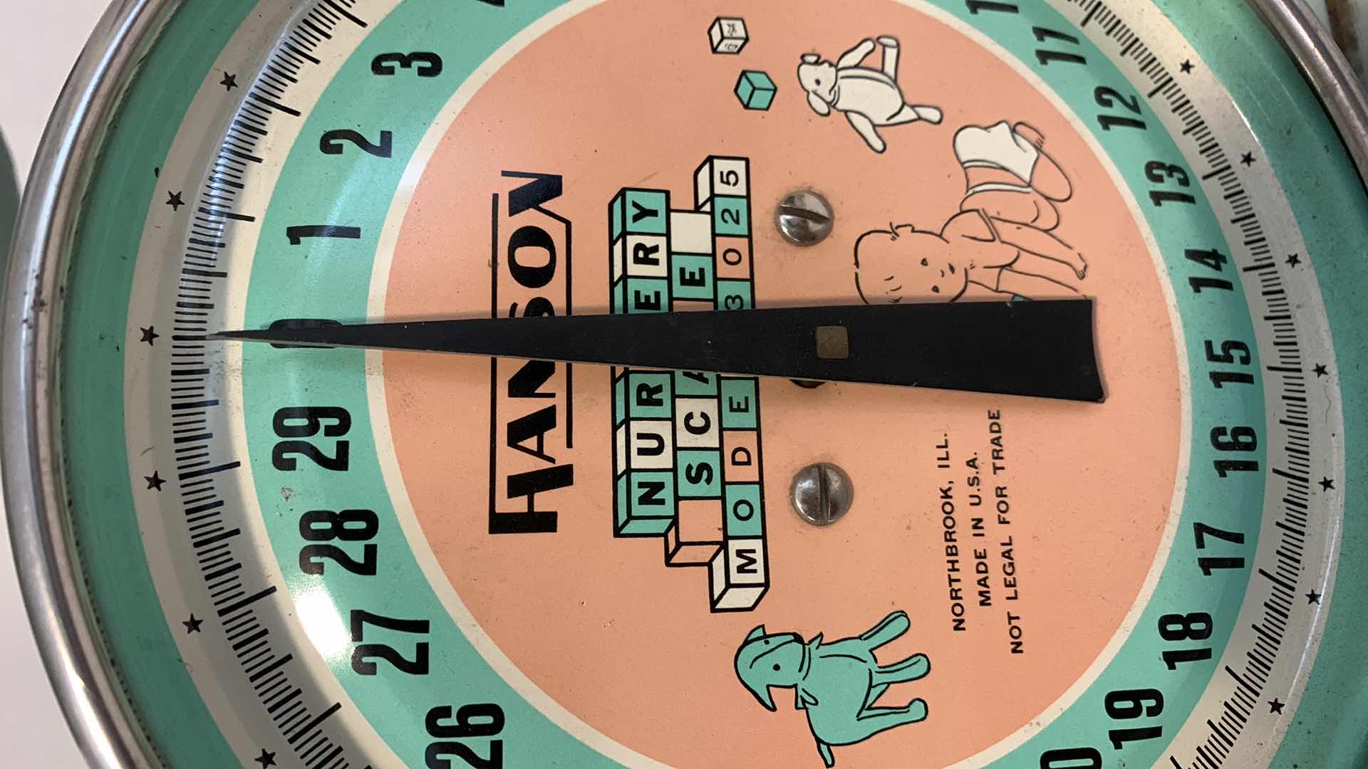 Photo 1 of ANTIQUE HANSON NURSERY BABY SCALE