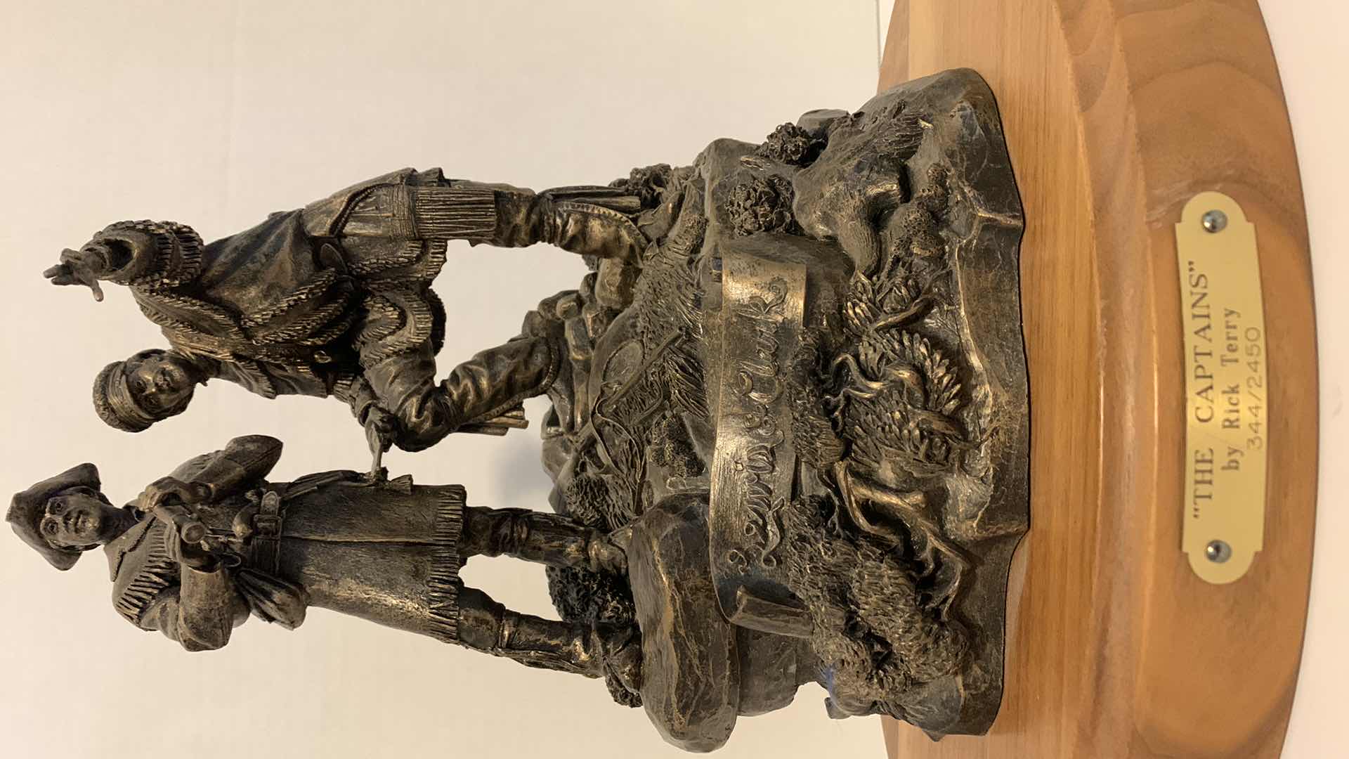 Photo 1 of “THE CAPTAINS” LEWIS AND CLARK CAST SCULPTURE BIG SKY CARVERS RICK TERRY 344/2450 12” X 13”