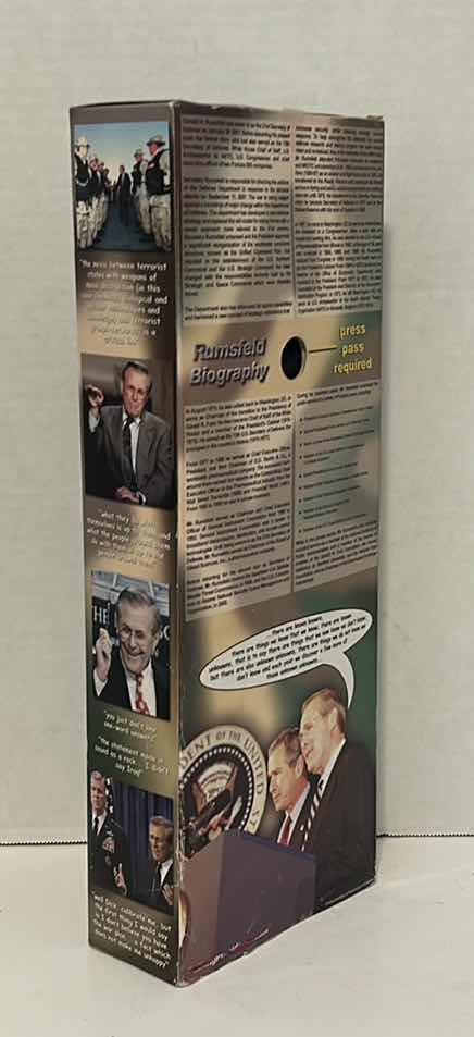 Photo 1 of DONALD RUMSFELD SECRETARY OF DEFENSE TALKING FIGURE