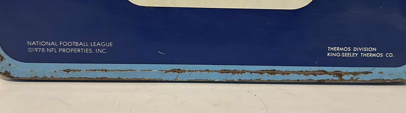 Photo 1 of 1978 NFL FOOTBALL METAL LUNCHBOX COLLECTABLE WITHOUT THERMOS