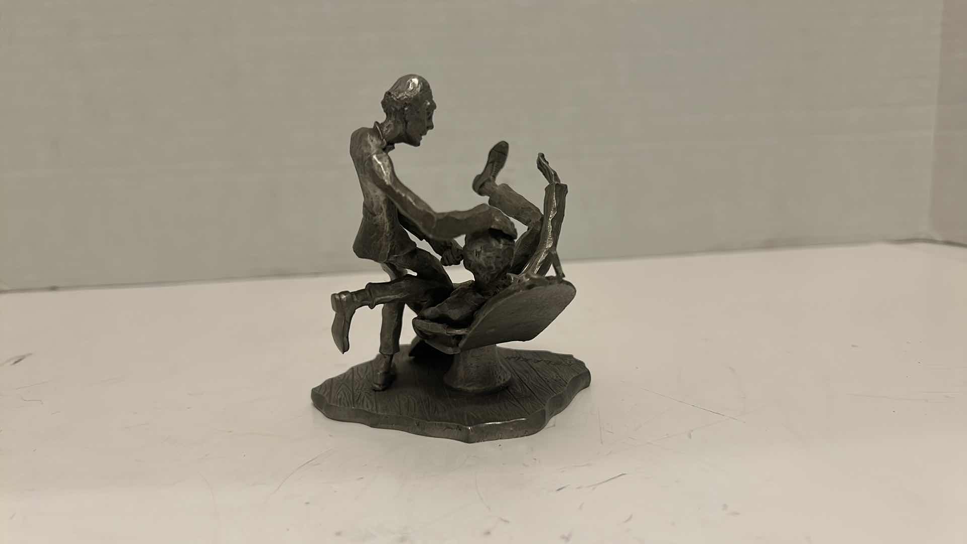 Photo 1 of HERITAGE PEWTER “RELAX” DENTIST SCULPTURE
