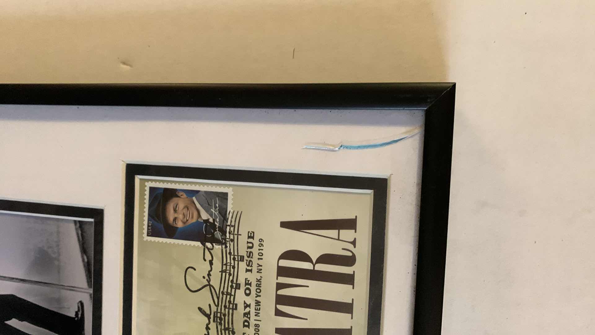 Photo 1 of FRANK SINATRA PRINT AND FIRST DAY OF ISSUE STAMP 2008 12” X 16”