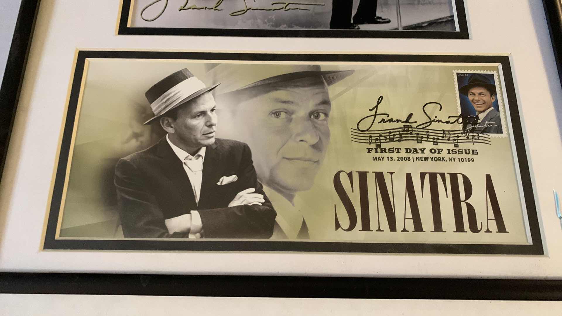 Photo 1 of FRANK SINATRA PRINT AND FIRST DAY OF ISSUE STAMP 2008 12” X 16”