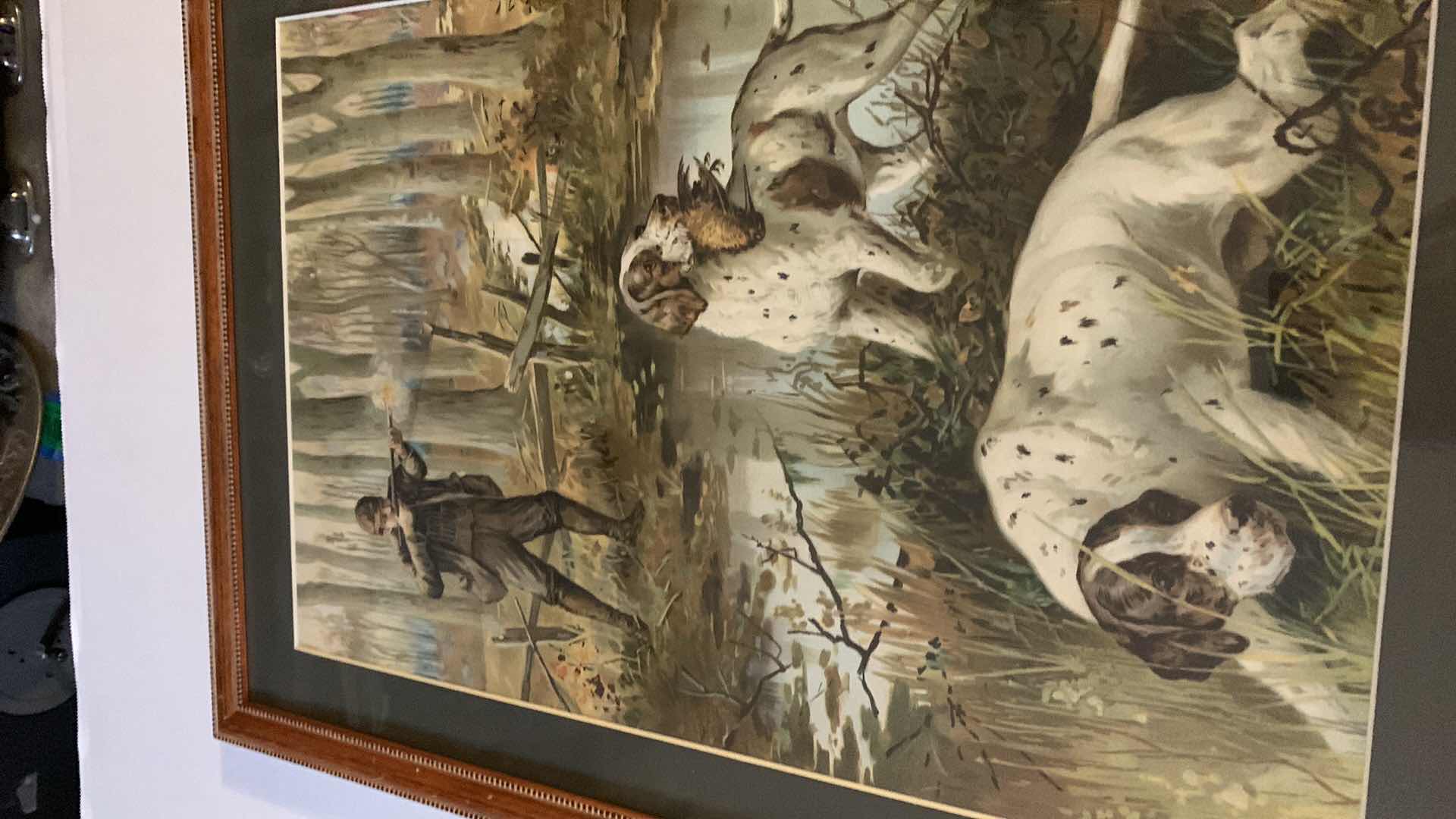 Photo 1 of BIRD HUNTING PRINT 16” X 22”