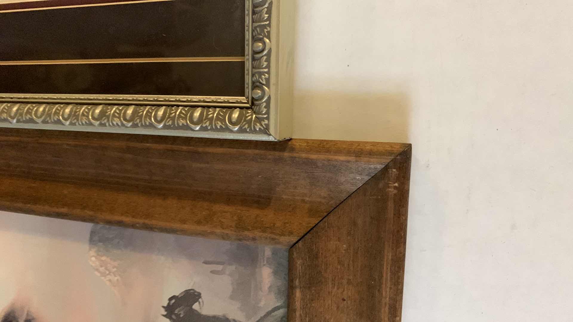 Photo 1 of PAIR OF JOHN WAYNE PRINTS LARGEST 19” X 19”