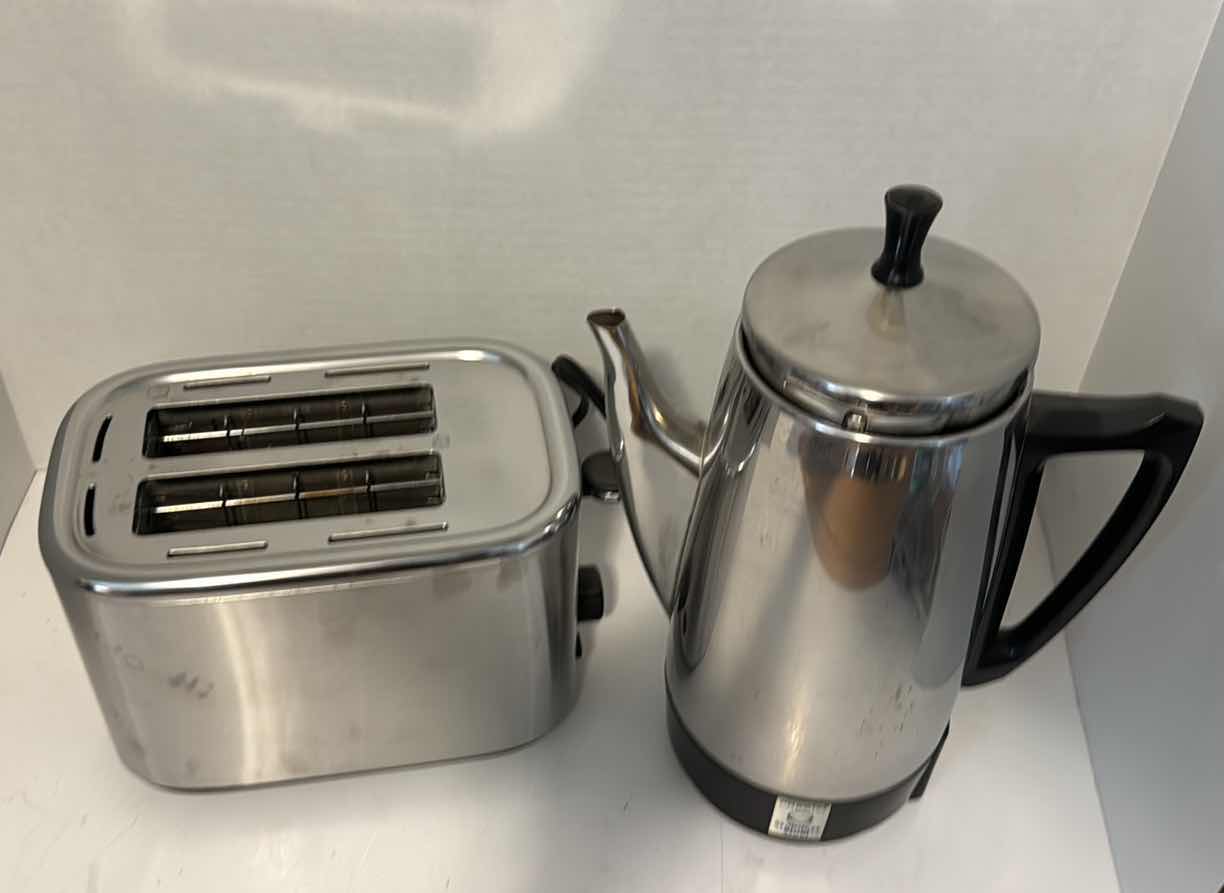Photo 1 of PRESTO COFFEE MAKER (MISSING CORD) AND TOASTER