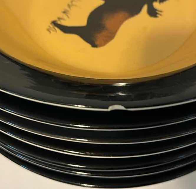 Photo 1 of LARGE MOOSE BOWLS SET OF 7 (SOME CHIPS)
